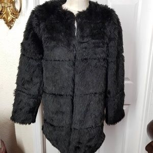SALE ❤️METAPHOR Women's Faux Fur Jacket Missy M